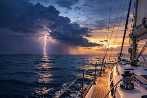 Prevenire fulmini a bordo in barca a vela